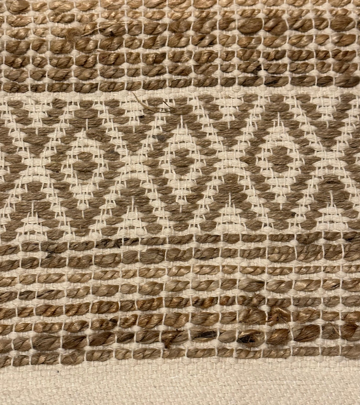 Teppich Jute/Baumwolle Muster