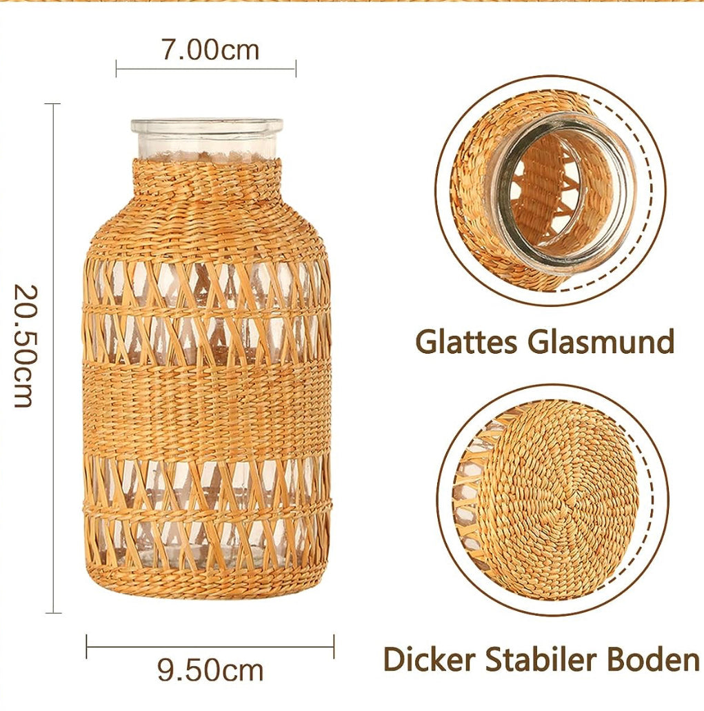 Rattan Vase