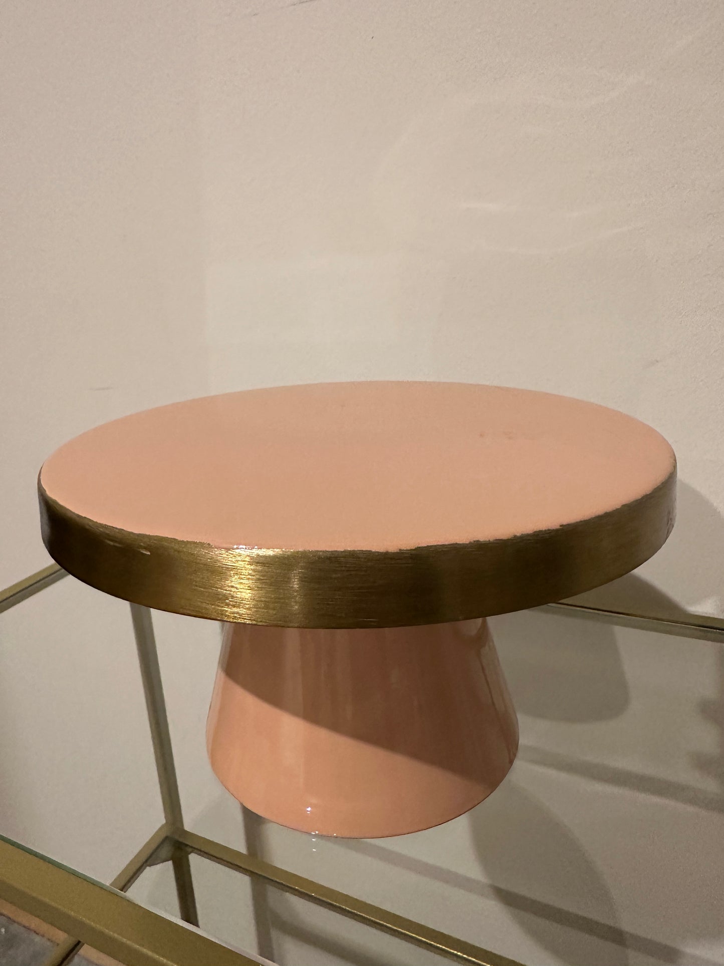 Etagere emailliert rosè od bordeaux